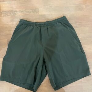 lululemon athletica Dark Green Men's Athletic Shorts